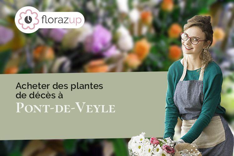 bouquets de fleurs pour un décès à Pont-de-Veyle (Ain/01290)