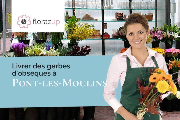 coupes de fleurs pour des obsèques à Pont-les-Moulins (Doubs/25110)