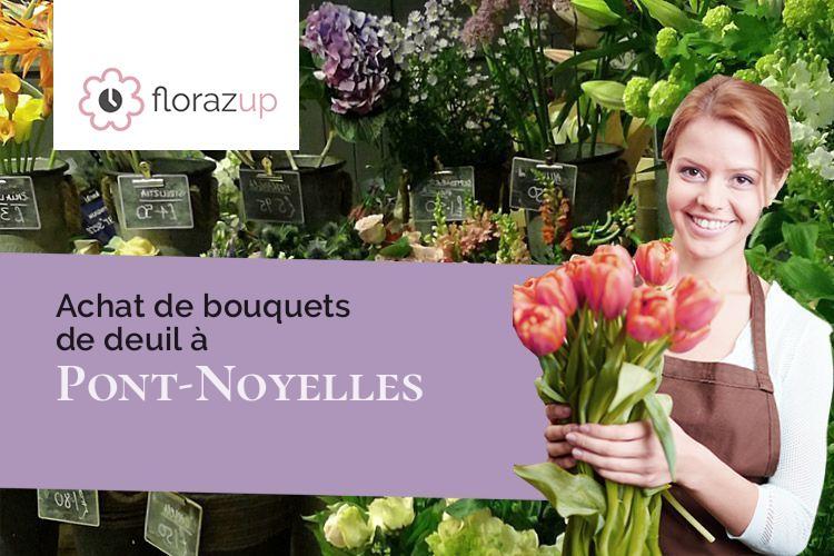 créations de fleurs pour des obsèques à Pont-Noyelles (Somme/80115)