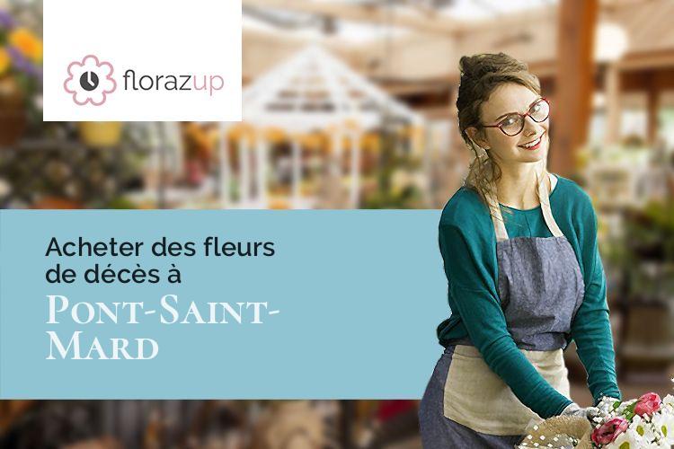 compositions de fleurs pour un enterrement à Pont-Saint-Mard (Aisne/02380)