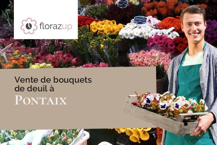 couronnes florales pour un deuil à Pontaix (Drôme/26150)