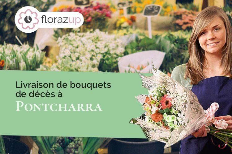 plantes pour un enterrement à Pontcharra (Isère/38530)