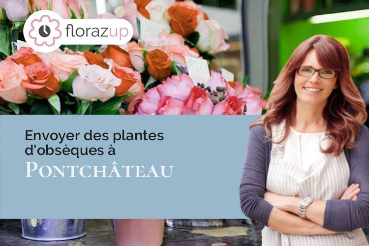 bouquets de fleurs pour des funérailles à Pontchâteau (Loire-Atlantique/44160)