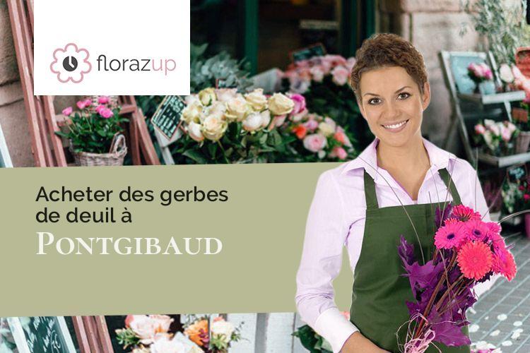 gerbes de fleurs pour un décès à Pontgibaud (Puy-de-Dôme/63230)