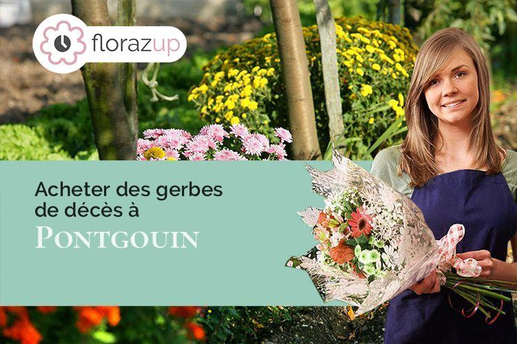 créations de fleurs pour un décès à Pontgouin (Eure-et-Loir/28190)