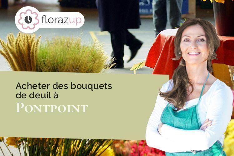 gerbes de fleurs pour des obsèques à Pontpoint (Oise/60700)