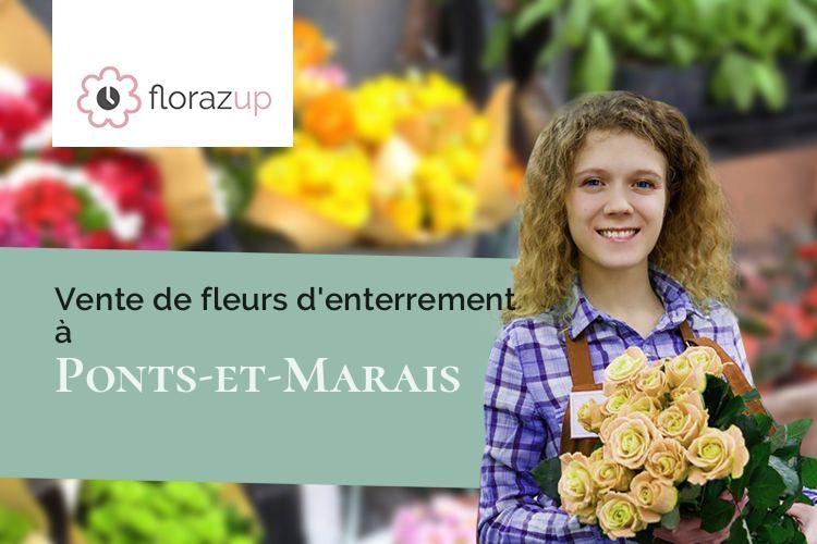 bouquets de fleurs pour une crémation à Ponts-et-Marais (Seine-Maritime/76260)