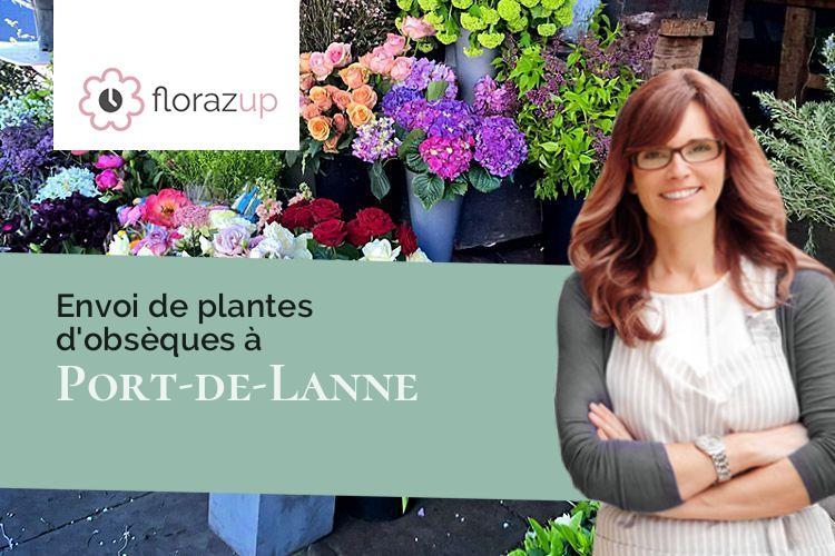 coupes de fleurs pour un enterrement à Port-de-Lanne (Landes/40300)