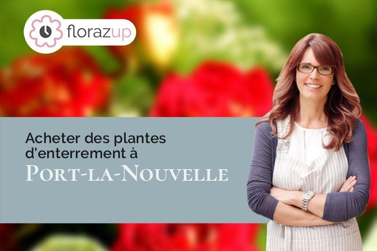bouquets de fleurs pour des obsèques à Port-la-Nouvelle (Aude/11210)