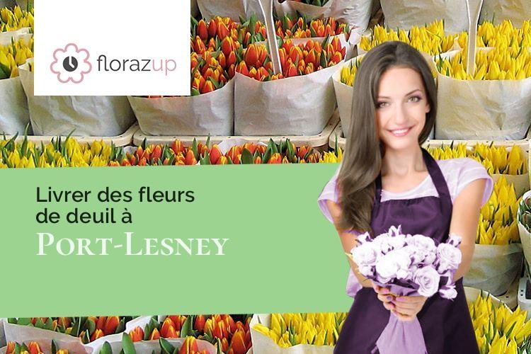 compositions de fleurs pour des funérailles à Port-Lesney (Jura/39600)