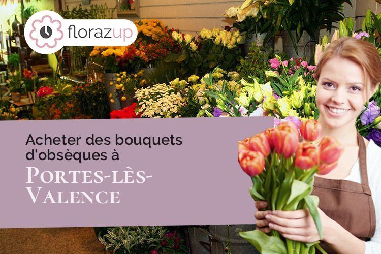 compositions florales pour un décès à Portes-lès-Valence (Drôme/26800)