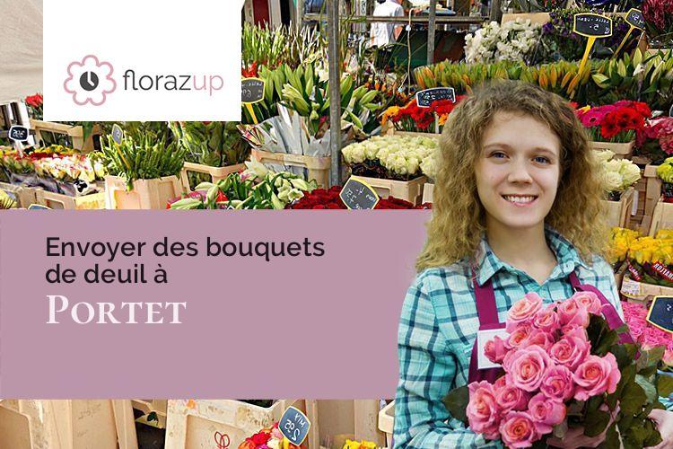 bouquets de fleurs pour un deuil à Portet (Pyrénées-Atlantiques/64330)