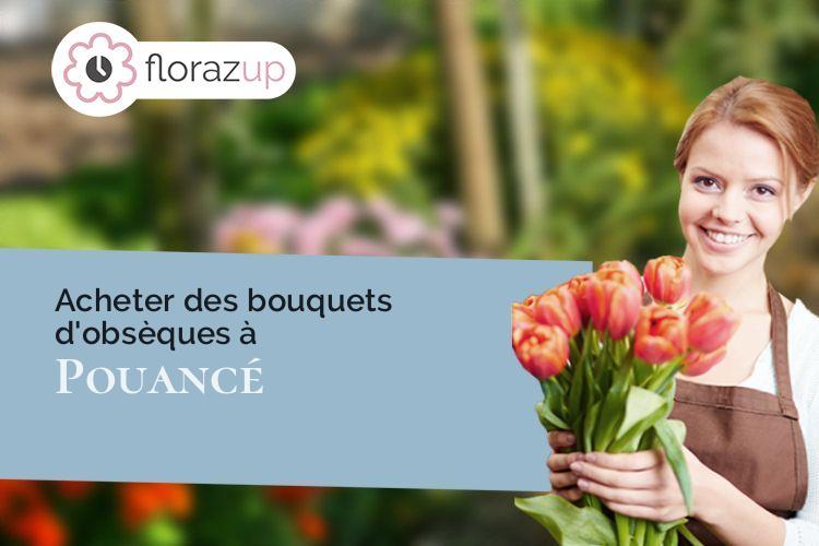 coeur de fleurs pour une crémation à Pouancé (Maine-et-Loire/49420)
