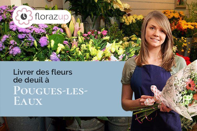 coeur de fleurs pour un décès à Pougues-les-Eaux (Nièvre/58320)