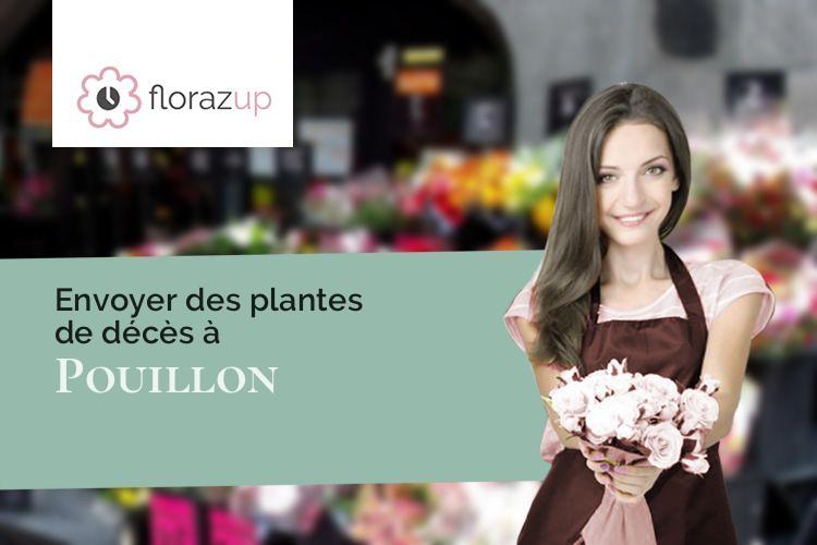 créations de fleurs pour un décès à Pouillon (Marne/51220)