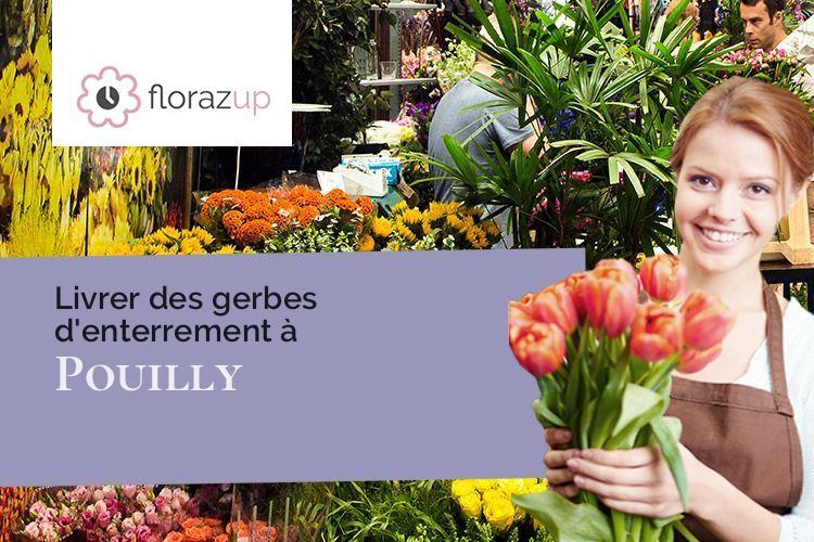 fleurs deuil pour un deuil à Pouilly (Moselle/57420)
