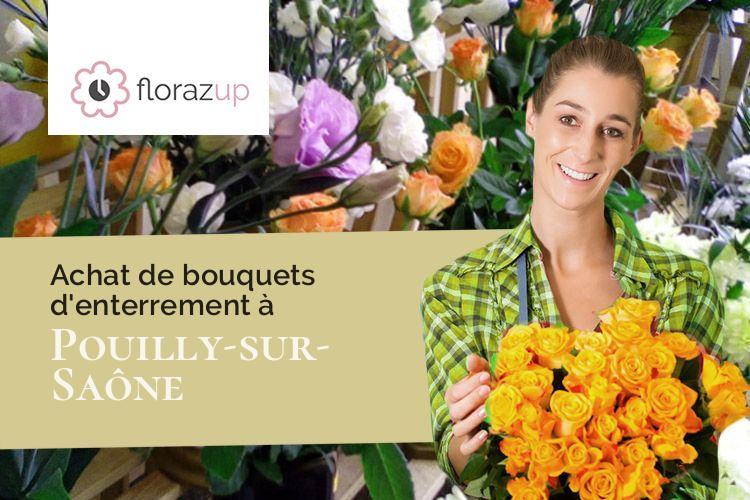 coeurs de fleurs pour des obsèques à Pouilly-sur-Saône (Côte-d'Or/21250)