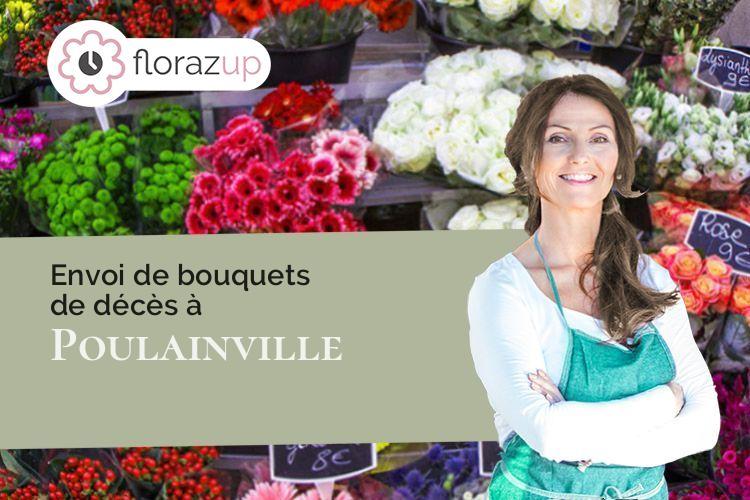 créations de fleurs pour des funérailles à Poulainville (Somme/80260)