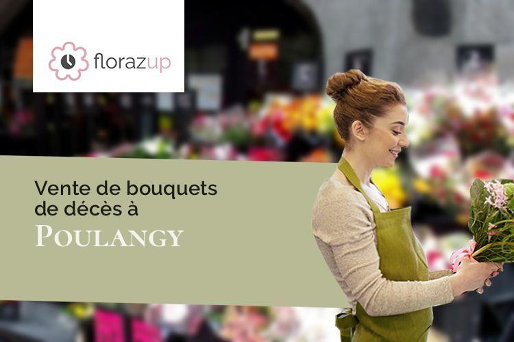 bouquets de fleurs pour un enterrement à Poulangy (Haute-Marne/52800)