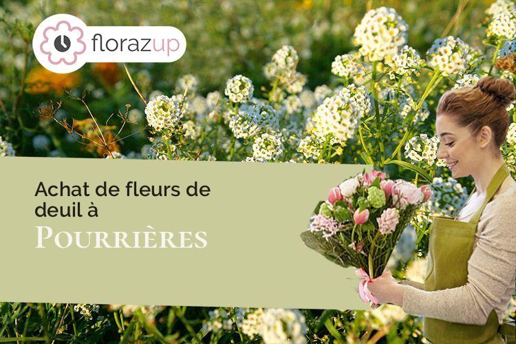 coupes de fleurs pour un décès à Pourrières (Var/83910)
