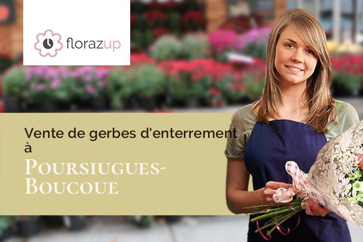 créations florales pour un décès à Poursiugues-Boucoue (Pyrénées-Atlantiques/64410)