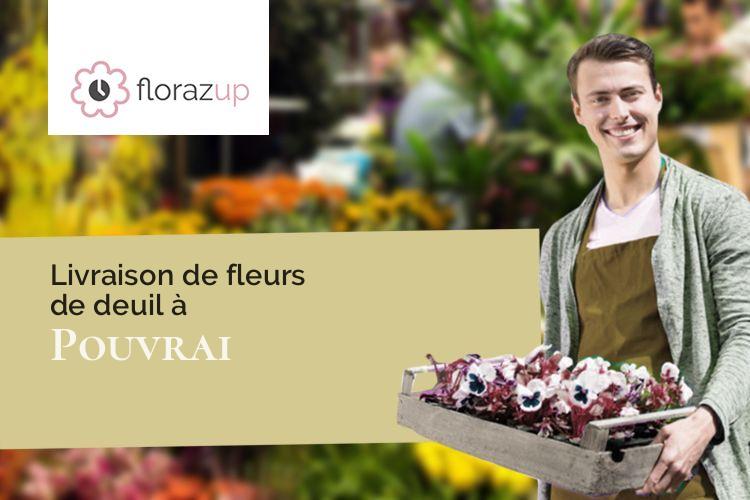 créations de fleurs pour un deuil à Pouvrai (Orne/61130)