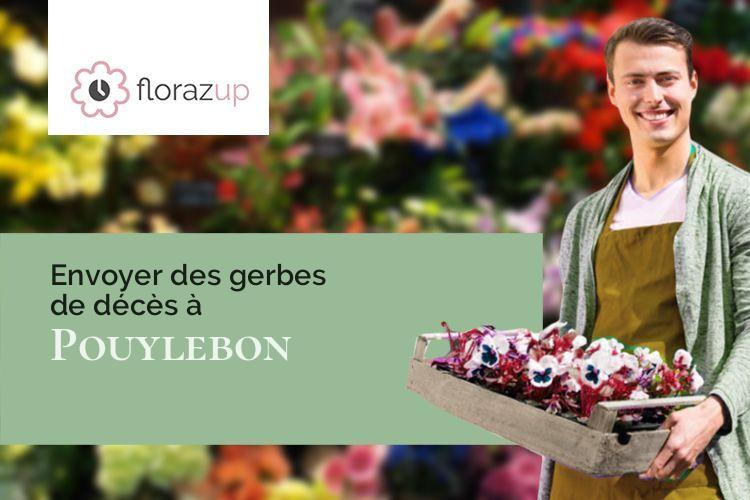croix de fleurs pour un enterrement à Pouylebon (Gers/32320)