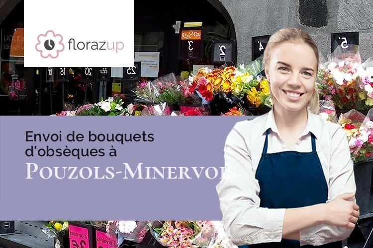 créations florales pour des obsèques à Pouzols-Minervois (Aude/11120)