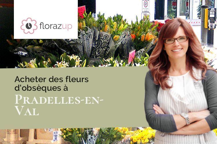 coupes de fleurs pour des funérailles à Pradelles-en-Val (Aude/11220)