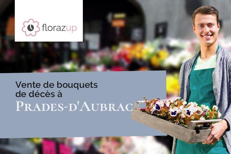 couronnes florales pour une crémation à Prades-d'Aubrac (Aveyron/12470)