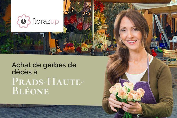 coupes de fleurs pour un enterrement à Prads-Haute-Bléone (Alpes-de-Haute-Provence/04420)
