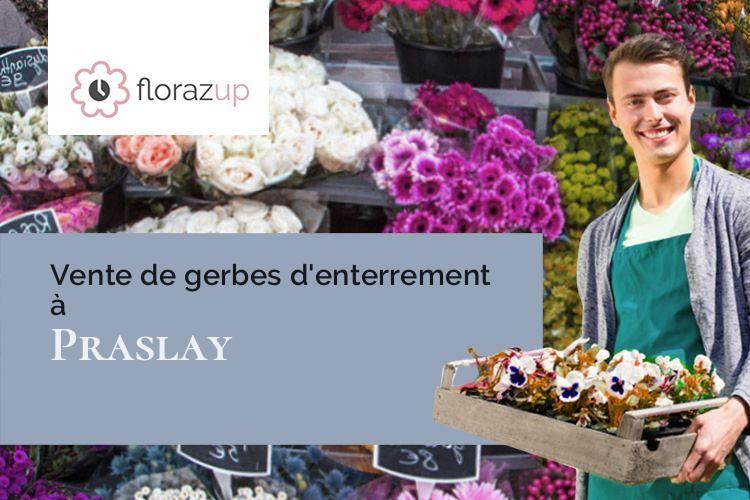 couronnes florales pour un décès à Praslay (Haute-Marne/52160)