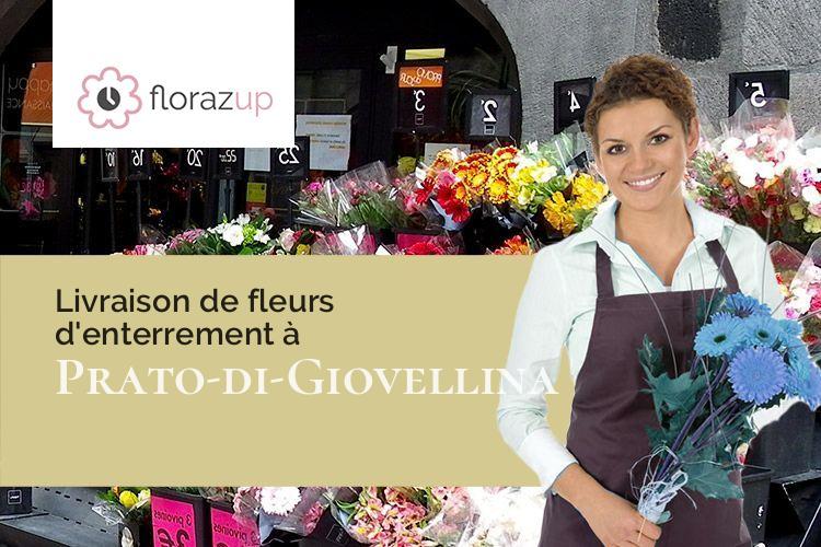 couronnes florales pour des funérailles à Prato-di-Giovellina (Corse/20218)