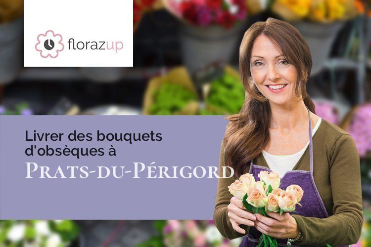 compositions florales pour des obsèques à Prats-du-Périgord (Dordogne/24550)