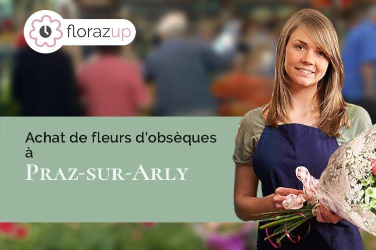compositions de fleurs pour un deuil à Praz-sur-Arly (Haute-Savoie/74120)