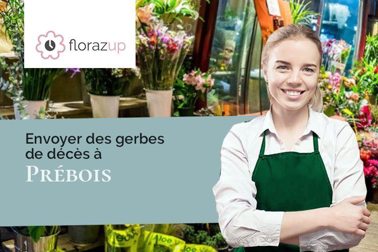 créations florales pour un enterrement à Prébois (Isère/38710)