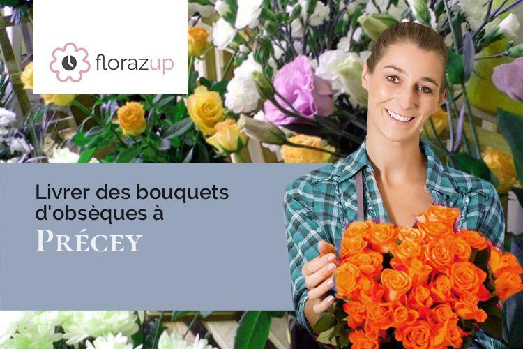 gerbes de fleurs pour un enterrement à Précey (Manche/50220)