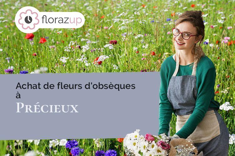 compositions de fleurs pour une crémation à Précieux (Loire/42600)