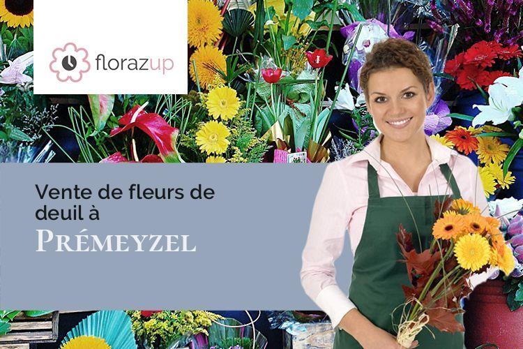 créations de fleurs pour un enterrement à Prémeyzel (Ain/01300)