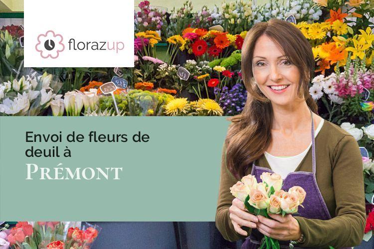 créations florales pour des obsèques à Prémont (Aisne/02110)