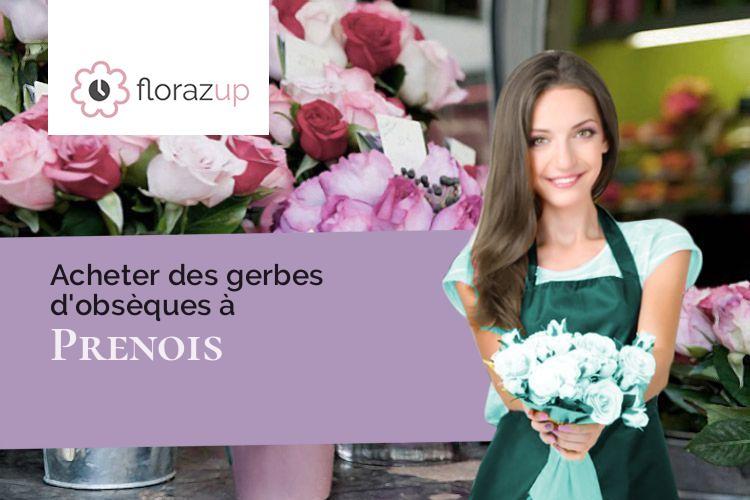 créations de fleurs pour un décès à Prenois (Côte-d'Or/21370)
