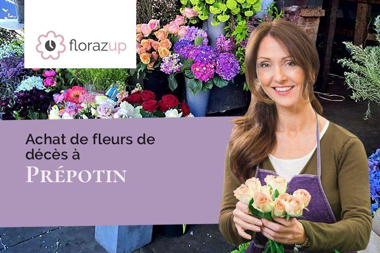 compositions de fleurs pour une crémation à Prépotin (Orne/61190)