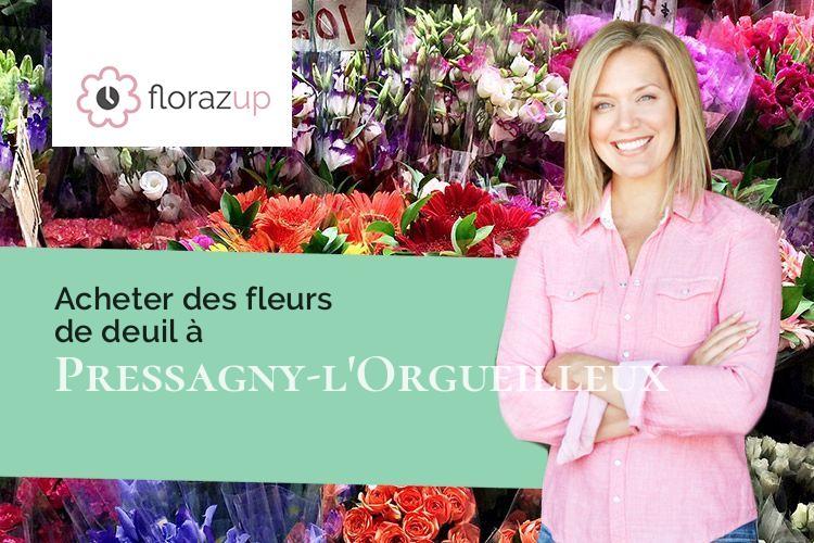 coeurs de fleurs pour des obsèques à Pressagny-l'Orgueilleux (Eure/27510)