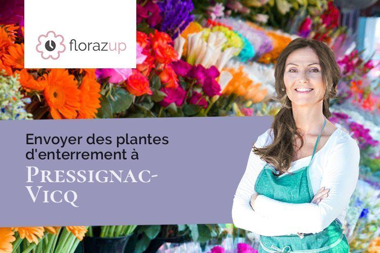 coupes de fleurs pour une crémation à Pressignac-Vicq (Dordogne/24150)