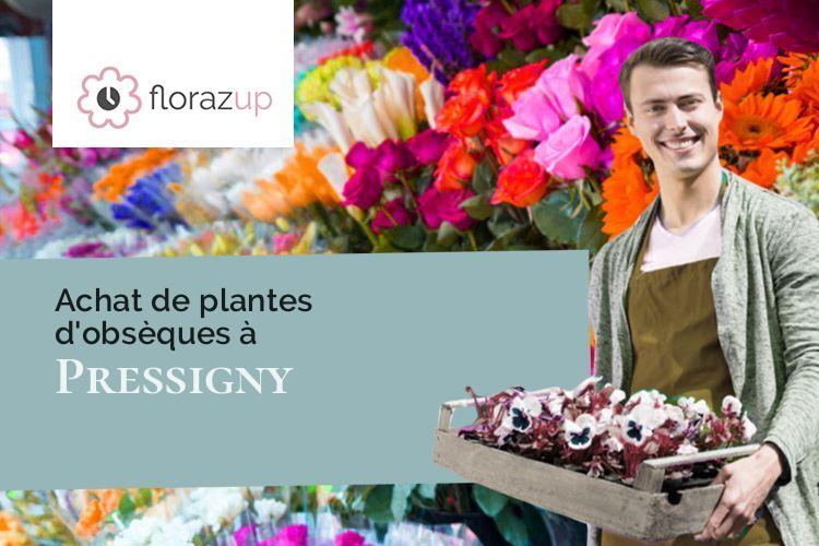 gerbes de fleurs pour une crémation à Pressigny (Haute-Marne/52500)