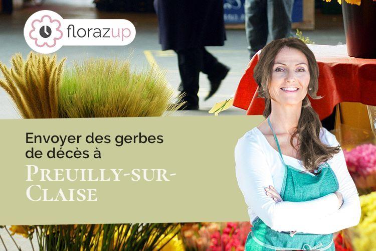 compositions de fleurs pour une crémation à Preuilly-sur-Claise (Indre-et-Loire/37290)