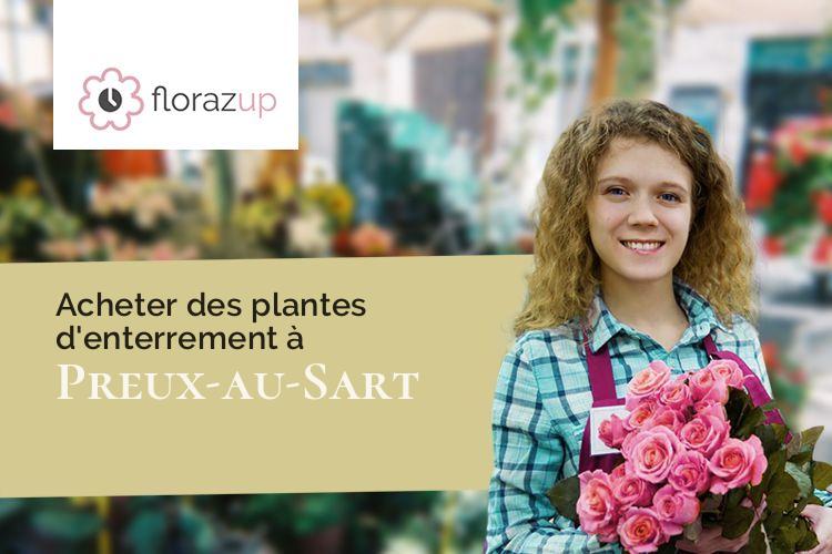 compositions de fleurs pour des obsèques à Preux-au-Sart (Nord/59144)