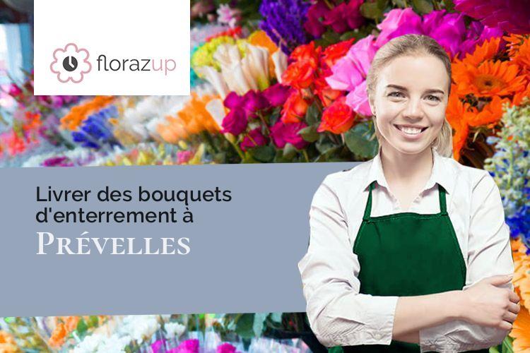 bouquets de fleurs pour des funérailles à Prévelles (Sarthe/72110)