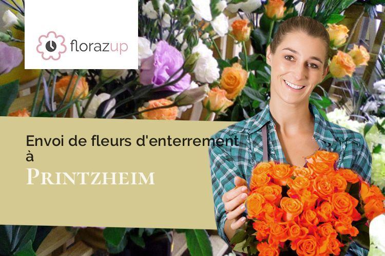 bouquets de fleurs pour des obsèques à Printzheim (Bas-Rhin/67490)