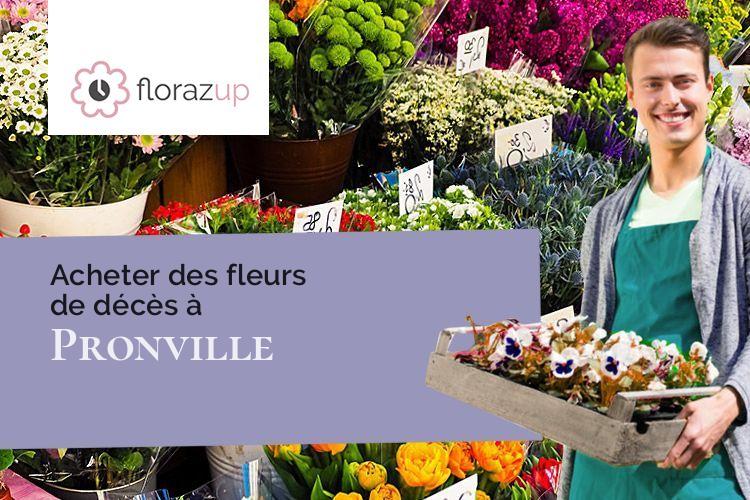 coupes de fleurs pour des funérailles à Pronville (Pas-de-Calais/62860)